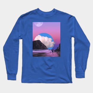 Pink and Blue Skies Long Sleeve T-Shirt